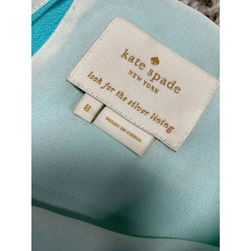 Kate Spade T2K Cordette Shift Long Sleeve Dress Size 8